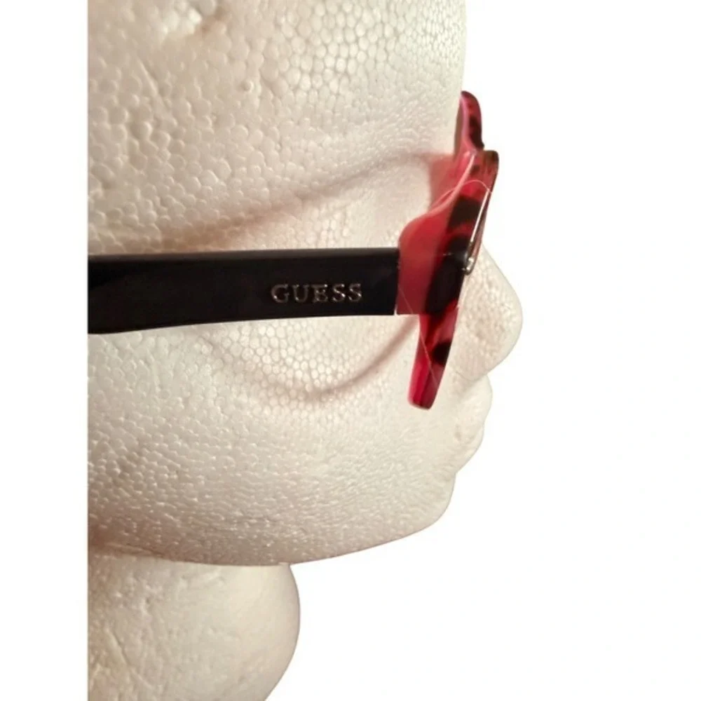 Guess Pink Tortoise‎ Black Rectangular Eyeglass FRAMES ONLY Designer
